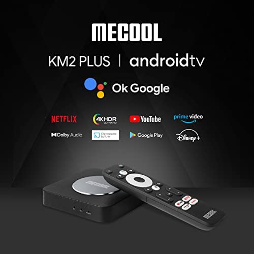 MECOOL KM2 Plus Smart Box Android TV 11 , 4K Ultra HD + ANTIK TV voucher 3 months