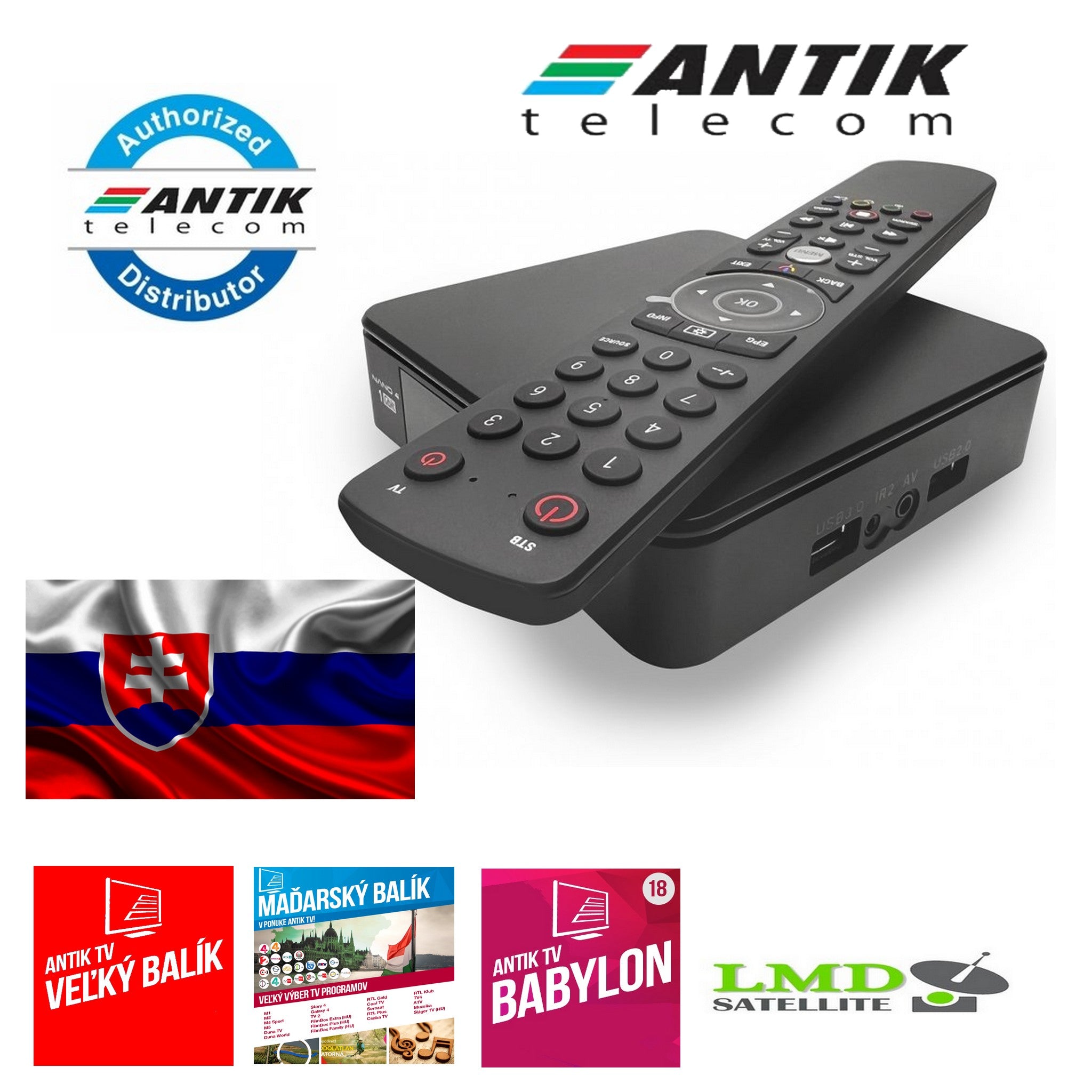 ANTIK SK Nano 4 Box + Antik tv voucher for 6 months FREE