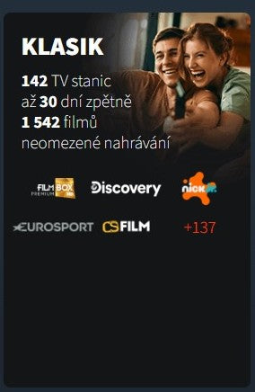LEPSI TV CZ Classic package for 3, 6 or 12 months