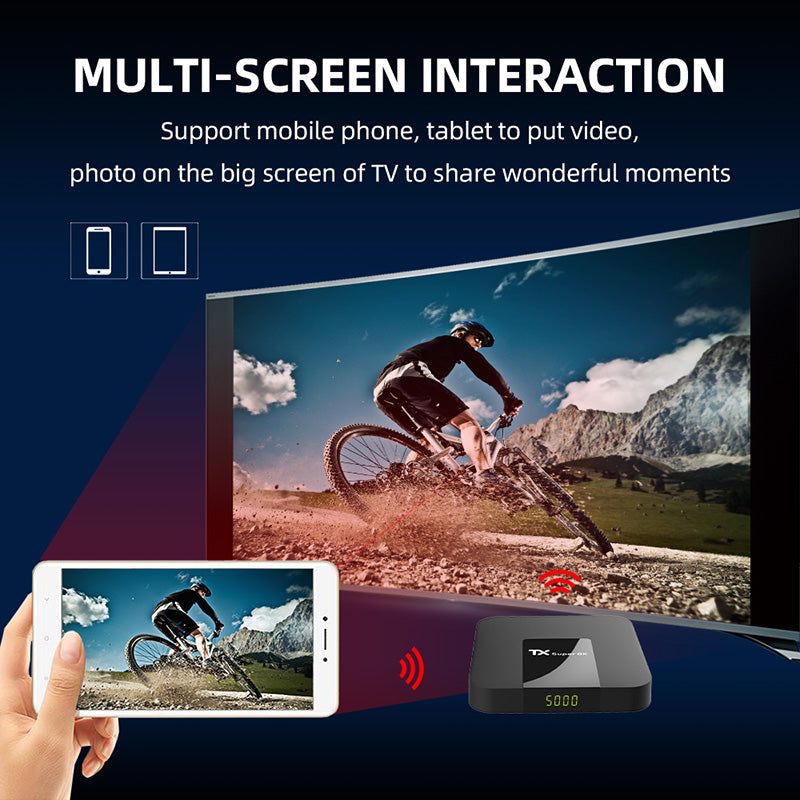 Q8 Android box 4GB 32GB IPTV Lifetime Smart TV Box Android 12 4K UHD