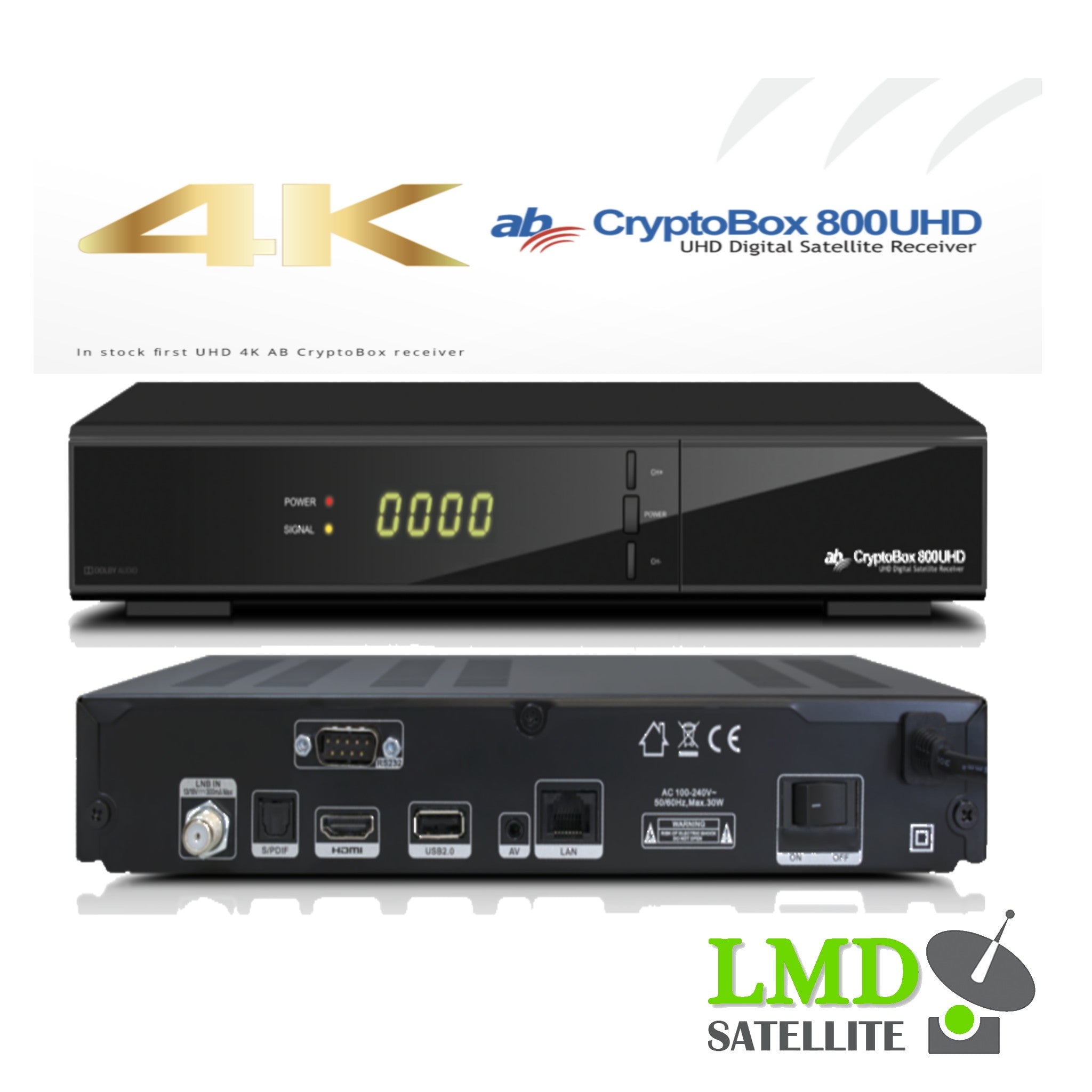 ***NEW*** AB CryptoBox 800 UHD 4K H.265 HEVC