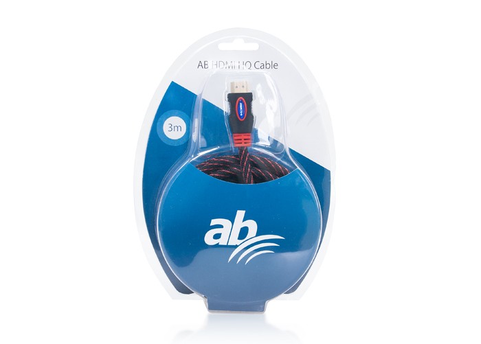 HDMi Cable AB HQ 3m V1.4 Gold