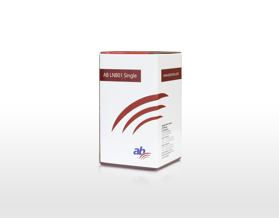 AB LNB Single 0,1dB 4K LTE filter Red Edition