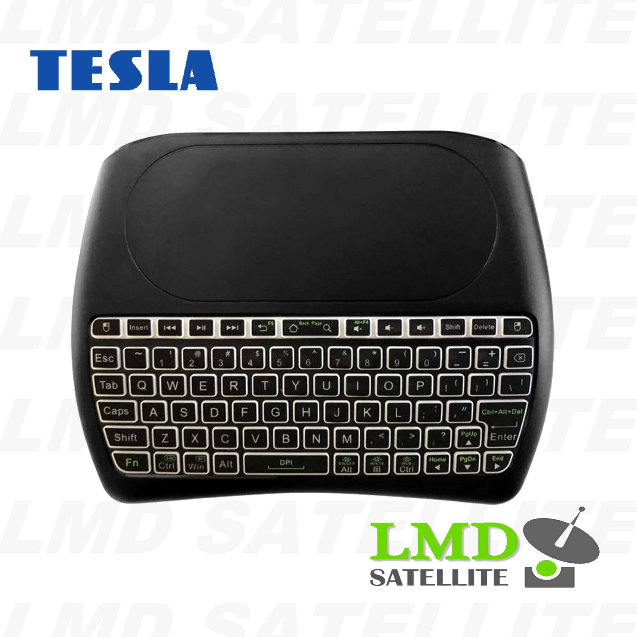 TESLA D8 mini - wireless keyboard with touchpad