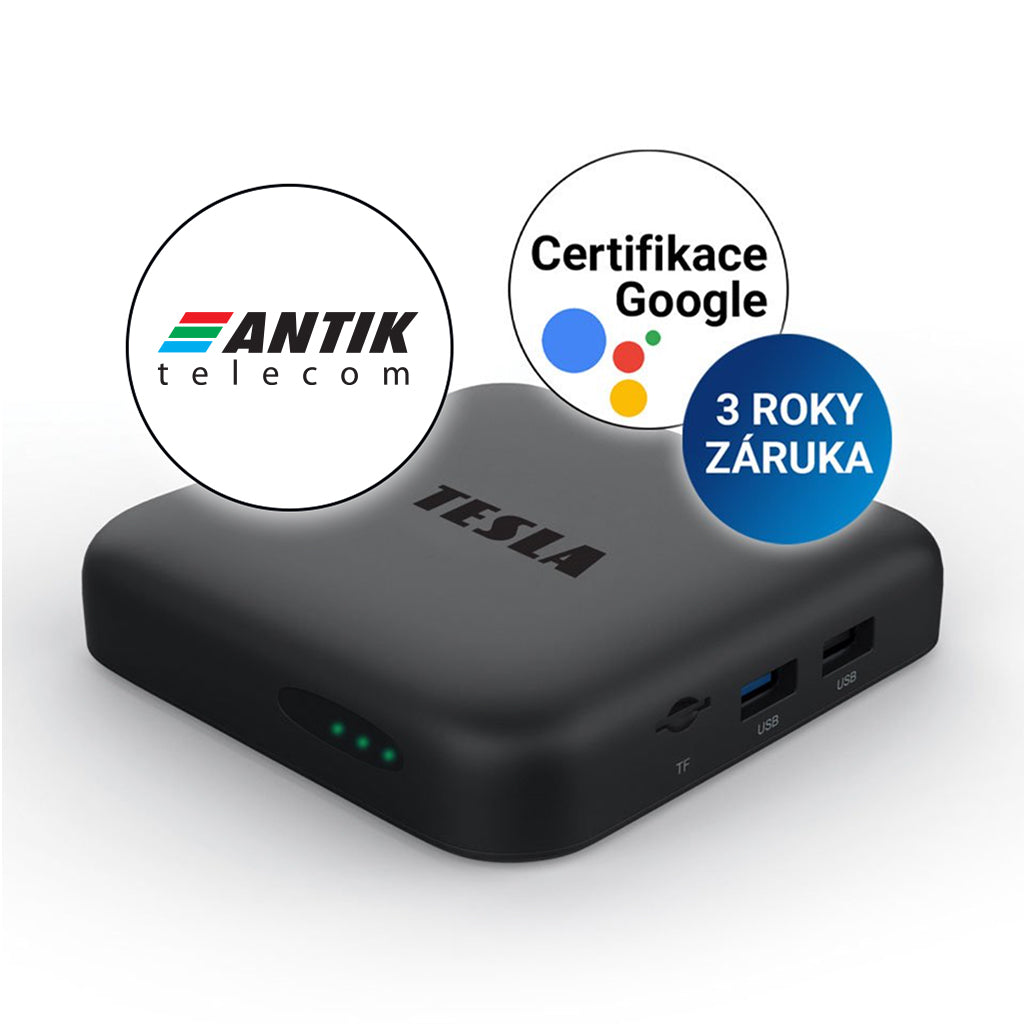 ANTIK TV SK CZ -  TESLA MEDIABOX XA400 ANDROID TV UHD MULTIMEDIA PLAYER