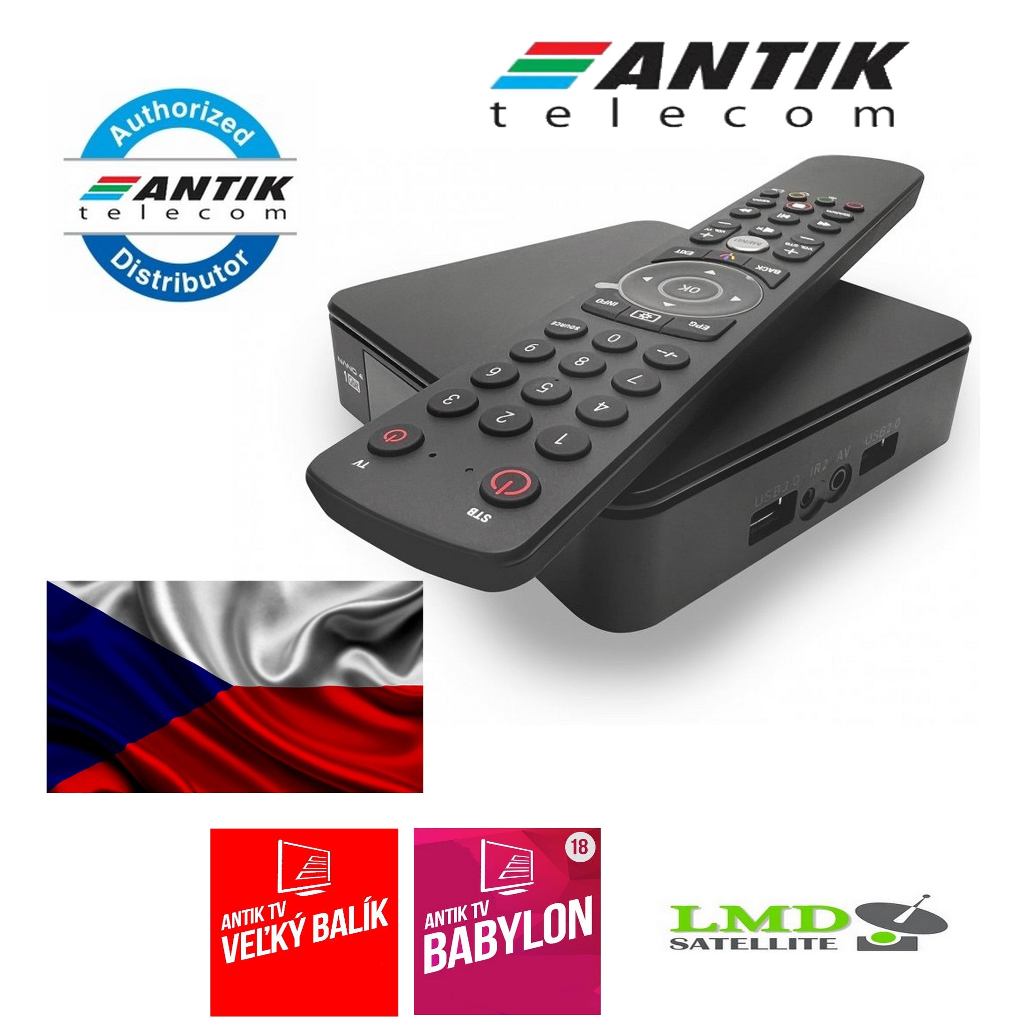 ANTIK CZ Nano 4 Box + Antik tv voucher for 6 months FREE