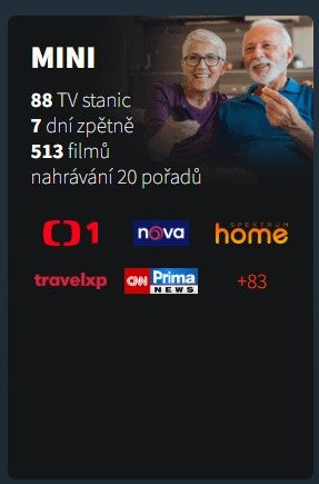 LEPSI TV CZ Mini package for 3, 6 or 12 months