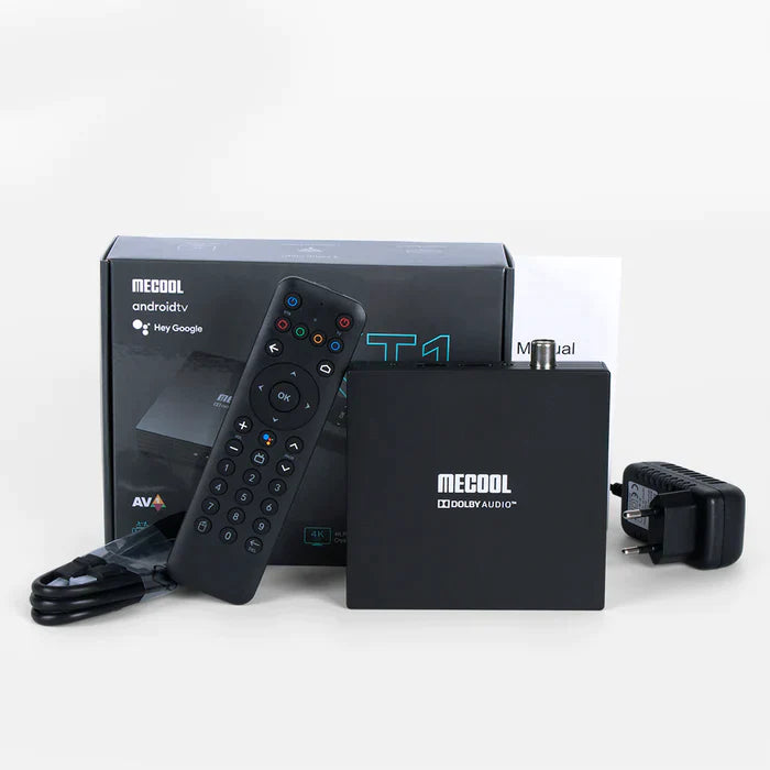MECOOL KT1 Hybrid Google Android TV Digital TV (DVB-T/T2/C tuner) + ANTIK TV voucher 3 months