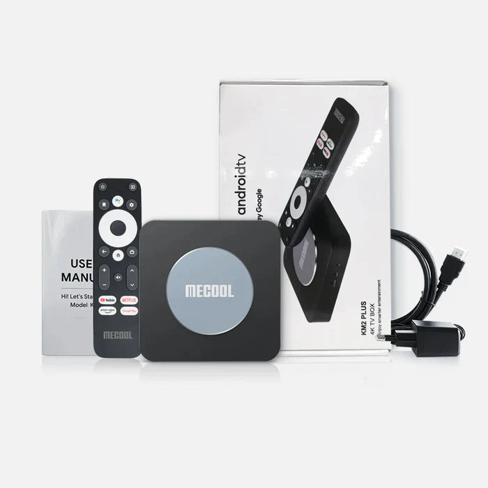 MECOOL KM2 Plus Smart Box Android TV 11 , 4K Ultra HD + ANTIK TV voucher 3 months