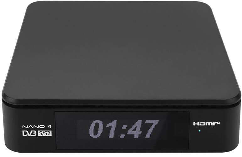 AntikSat NANO 4S 4K Hybrid Smart box with OLED display with AntikSat card