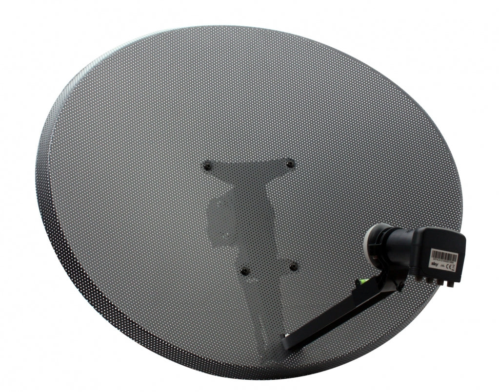 80cm Zone 2 Satellite Dish and MK4 Quad LNB for Sky, Freesat, Polsat, Skylink etc.