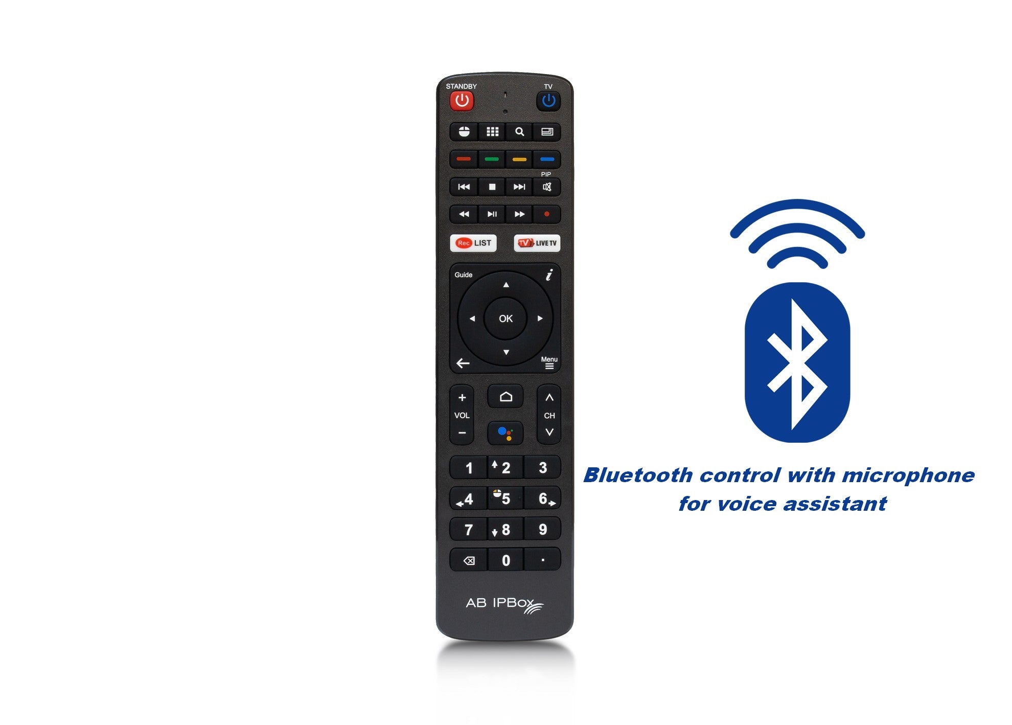 AB IPBox ONE / TWO / TWO Combo Bluetooth remote control