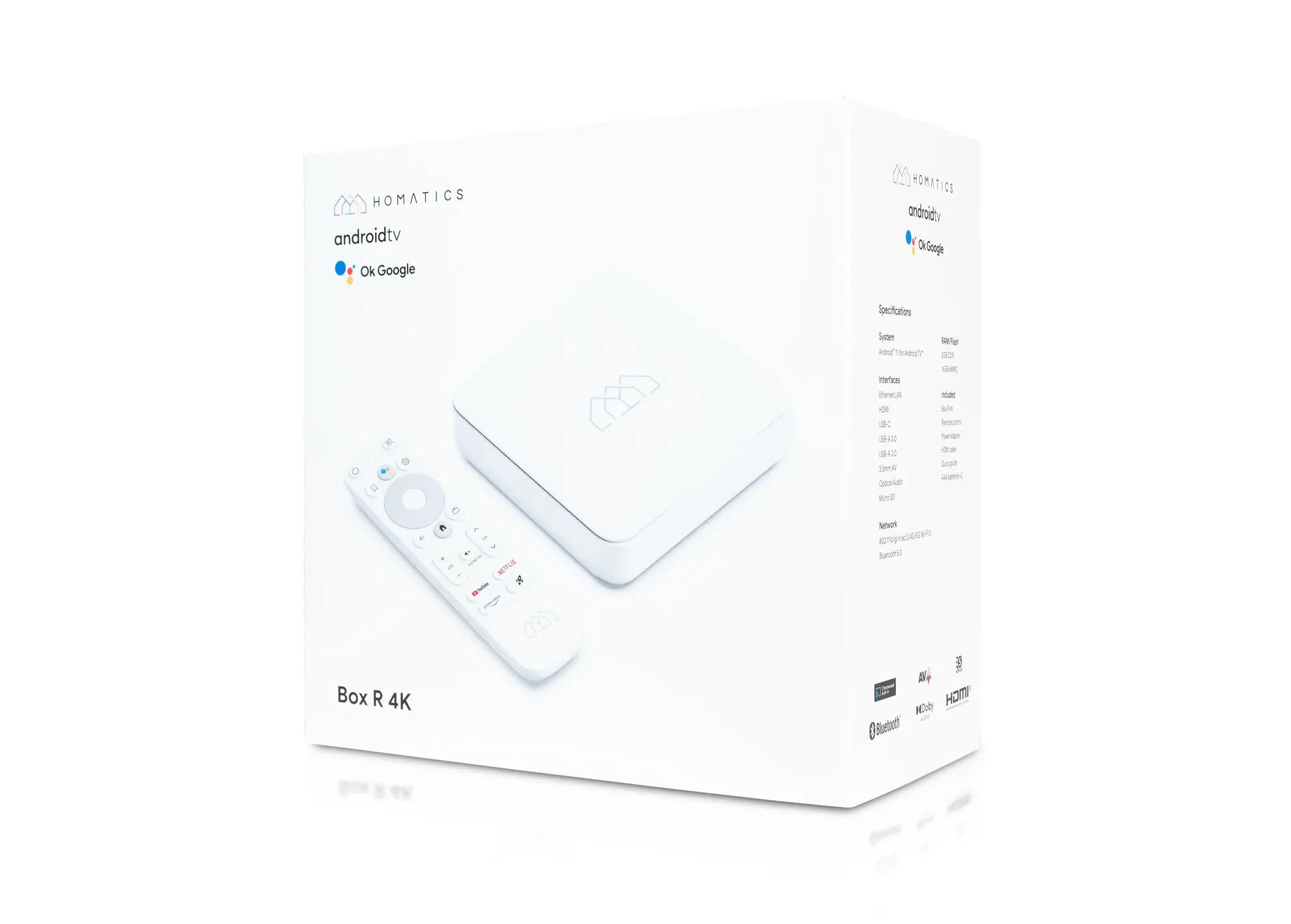 Homatics Box R 4K UHD Official Android 11 box 2GB DDR RAM 16GB Flash