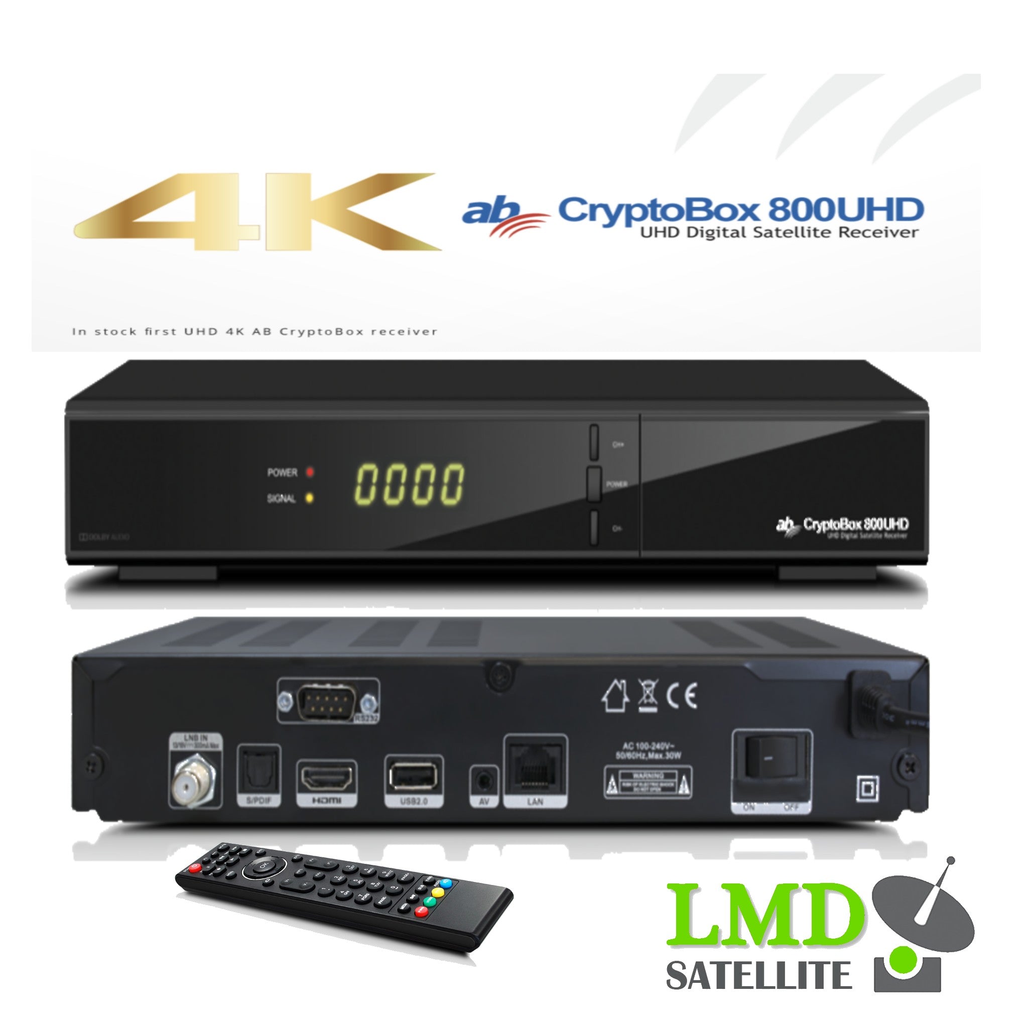 ***NEW***   AB CryptoBox 800 UHD 4K H.265 HEVC