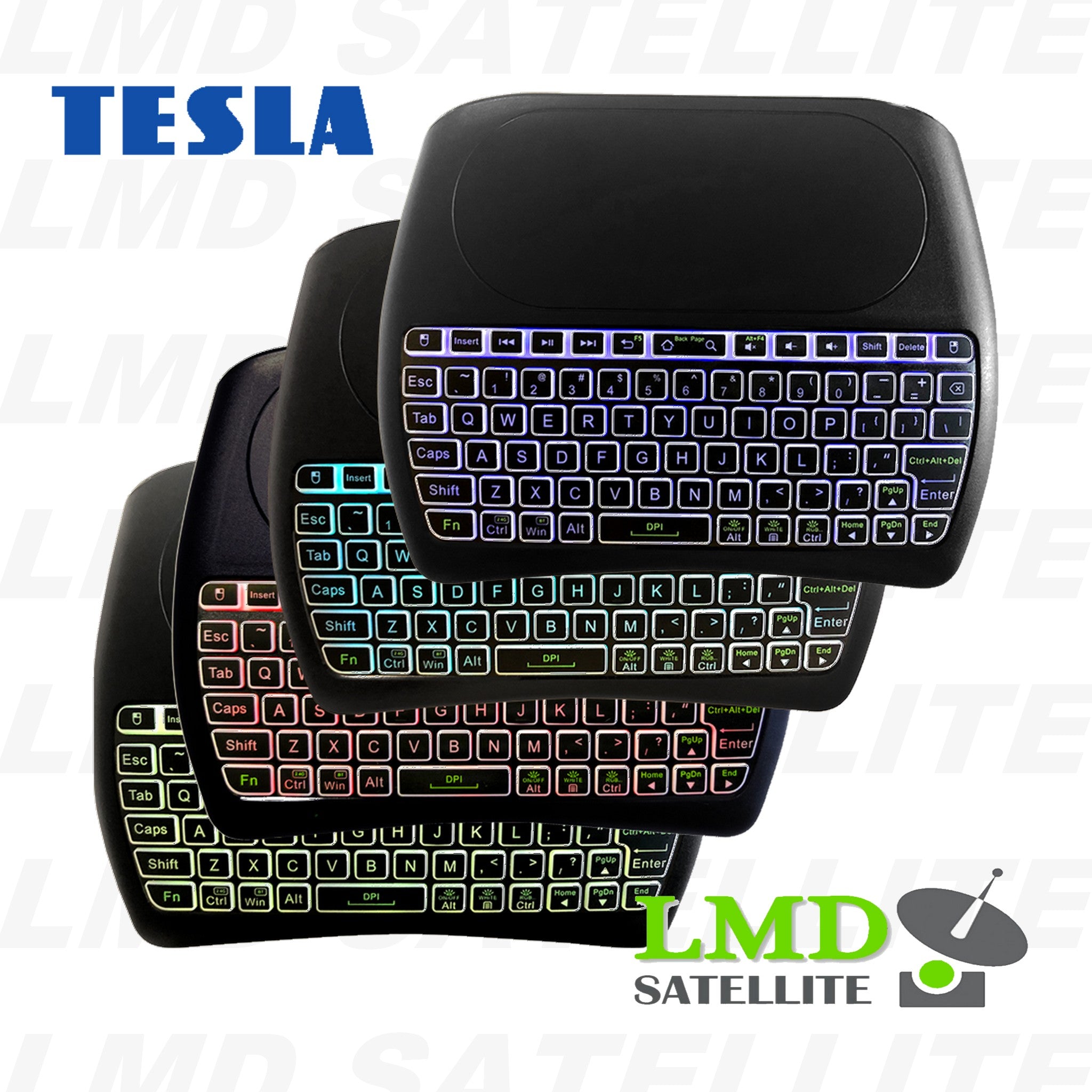 TESLA D8 mini - wireless keyboard with touchpad