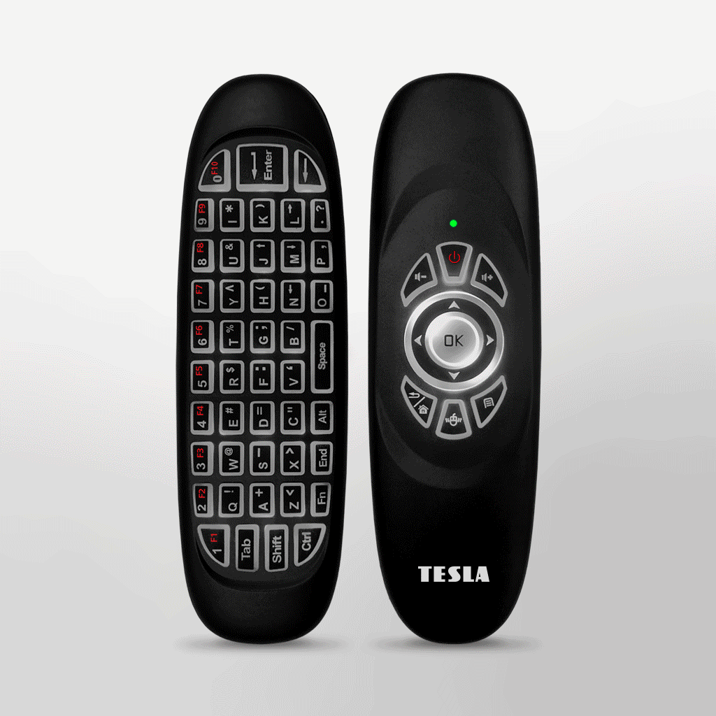 TESLA DEVICE WK180 - 2IN1 WIRELESS KEYBOARD WITH REMOTE CONTROL