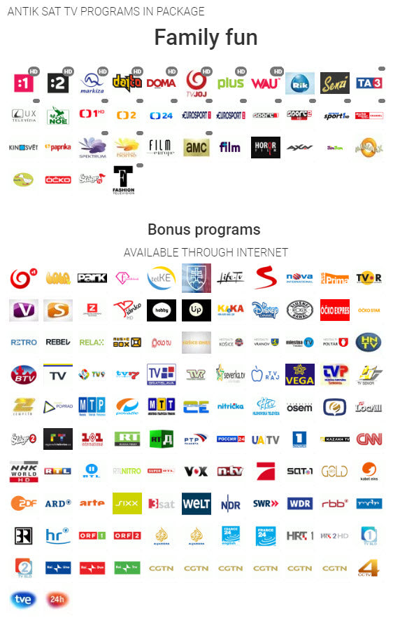 AntikSat NANO 4S 4K Hybrid Smart box with OLED display with AntikSat card