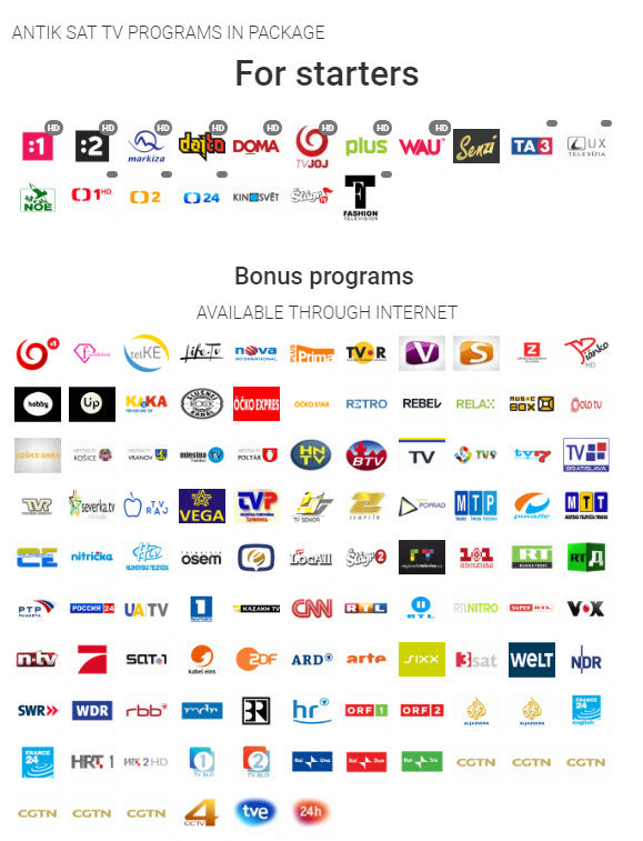 AntikSat NANO 4S 4K Hybrid Smart box with OLED display with AntikSat card