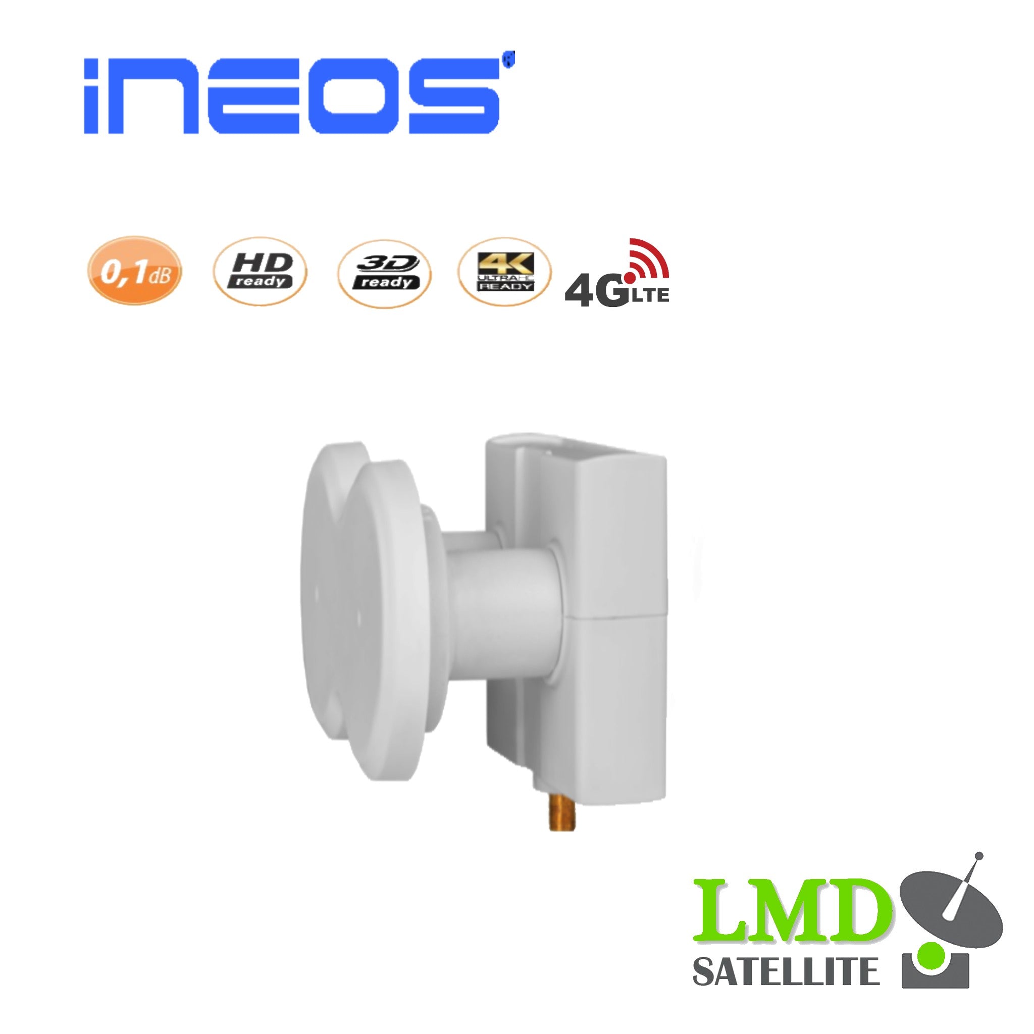 LNB iNEOS MONOBLOCK Single 4,3° 0.1dB LTE Filter
