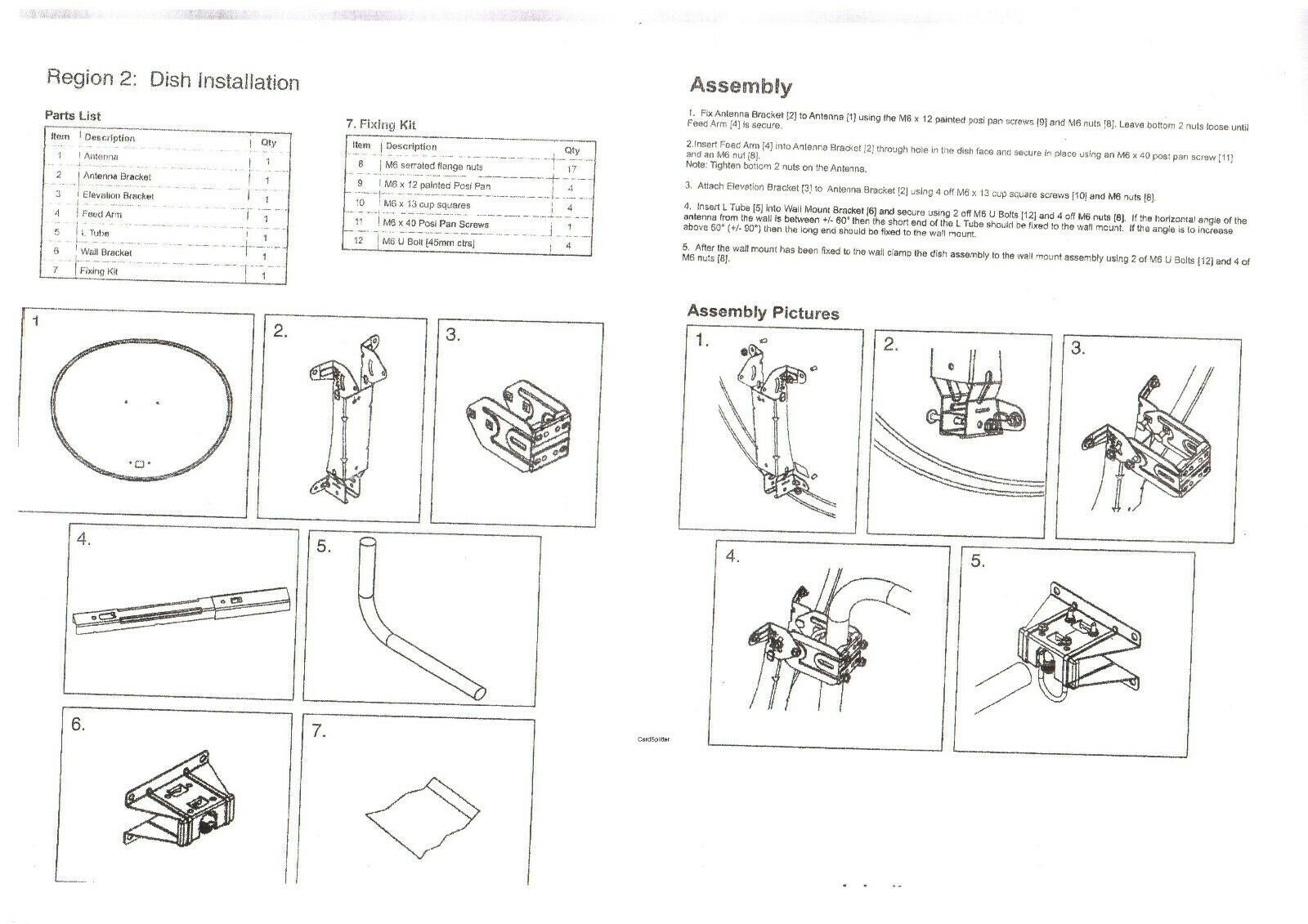80cm Zone 2 Satellite Dish and MK4 Quad LNB for Sky, Freesat, Polsat, Skylink etc.