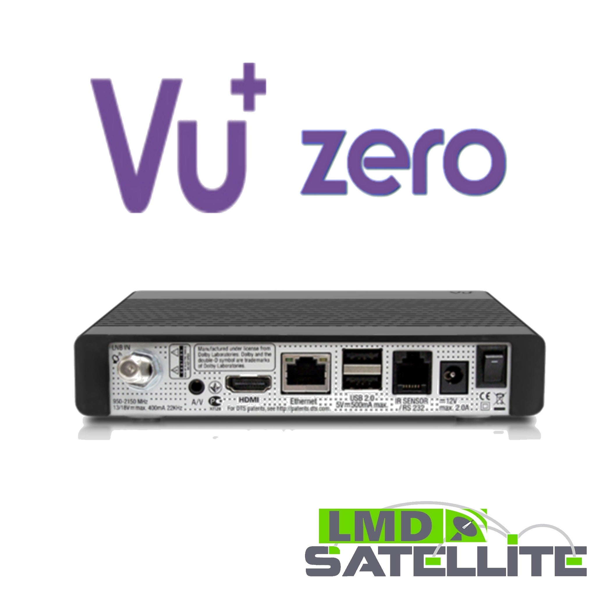VU+ ZERO Black Full HD 1080p*DVB-S2 HD*USB*RS232*LAN*MIPS CPU
